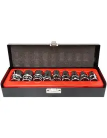 Set chei torx, Verke V39111, E10-E24, 1/2", 9 piese