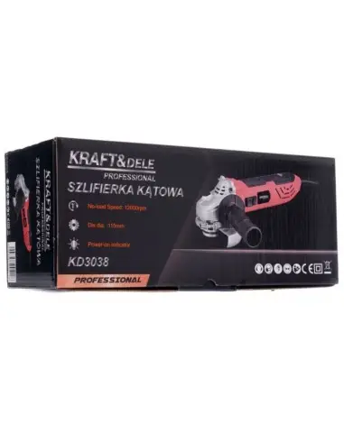 Polizor unghiular, Kraft&Dele KD3038, 1500W, 12000 rpm, M14 Polizor unghiular, Kraft&Dele KD3038, 1500W, 12000 rpm, M14