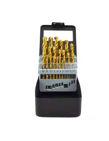 Set burghie, AWTools AW42325, HSS-G, 1.0-13.0 mm, 25 buc Set burghie, AWTools AW42325, HSS-G, 1.0-13.0 mm, 25 buc