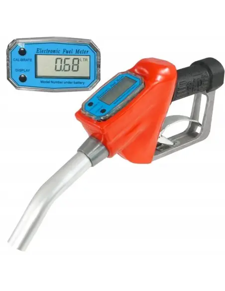 Pistol pentru alimentare combustibil, Verke V80205, 0-60 l/min, ecran LCD