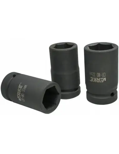 Set 10 chei tubulare, Verke V39465, de impact, 1", 17-41 mm