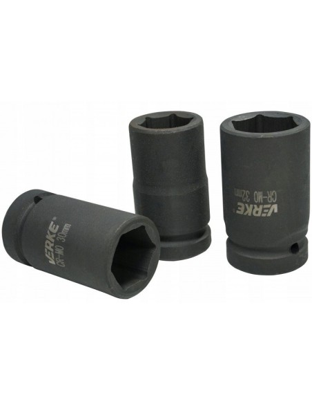 Set 10 chei tubulare, Verke V39465, de impact, 1", 17-41 mm