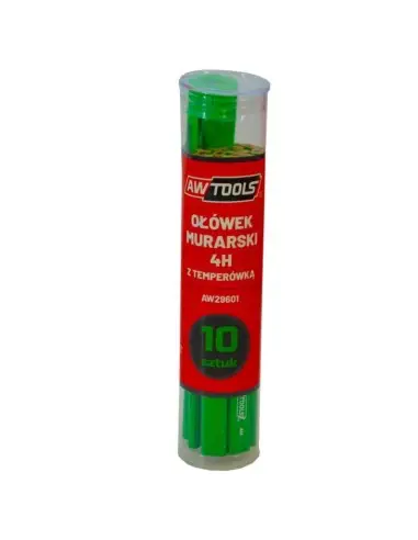 Set 10 creioane pentru zidarie, AWTools AW29601, 175mm Set 10 creioane pentru zidarie, AWTools AW29601, 175mm
