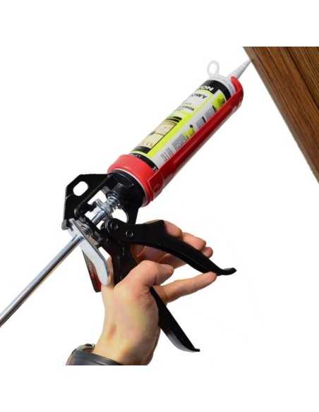 Pistol pentru silicon, AWTools AW13720, 300 ml, cu 3 tije Pistol pentru silicon, AWTools AW13720, 300 ml, cu 3 tije
