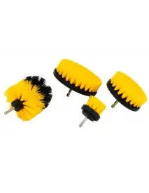 Set de perii curatare pentru bormasina, AWTools AW55304, 4 piese