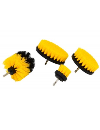 Set de perii curatare pentru bormasina, AWTools AW55304, 4 piese Set de perii curatare pentru bormasina, AWTools AW55304, 4 piese