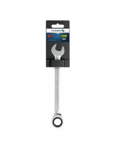 Cheie combinata, Hogert HT1R013, cu clichet, otel CrV, 13 mm, 72T Cheie combinata, Hogert HT1R013, cu clichet, otel CrV, 13 mm, 72T