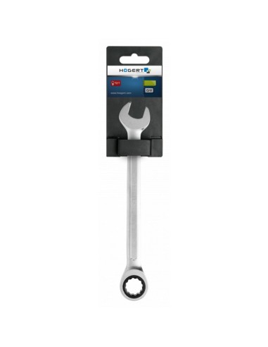 Cheie combinata, Hogert HT1R014, cu clichet, otel CrV, 14 mm, 72 T Cheie combinata, Hogert HT1R014, cu clichet, otel CrV, 14 mm, 72 T
