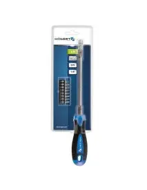 Surubelnita, Hogert HT1S090, cu varf flexibil, 8 capete interschimbabile