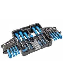 Set surubelnite si biti, Hogert HT1S105, 63 elemente