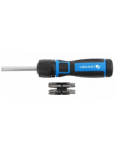 Adaptor biti, Hogert HT1S215, cu angrenaj, 13 elemente
