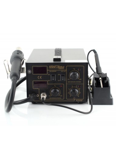 Statie de lipit, Kraft&Dele KD850, 2 in 1, 60W, 220V Statie de lipit, Kraft&Dele KD850, 2 in 1, 60W, 220V
