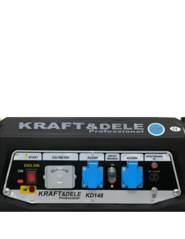 Generator, Kraft&Dele KD148+nr851, 3500W, 230V/50Hz, monofazat