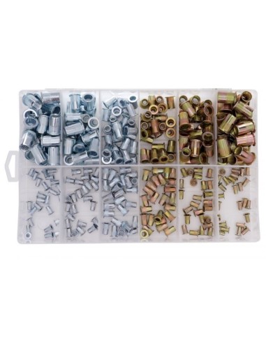 Set piulite nituibile, Kraft&Dele KD10486, 300 buc, M3-M10