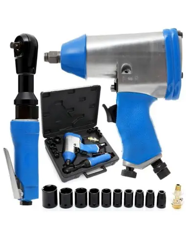 Set scule pneumatice, Tagred TA811, 14 piese, cheie de impact 1/2" Set scule pneumatice, Tagred TA811, 14 piese, cheie de impact 1/2"