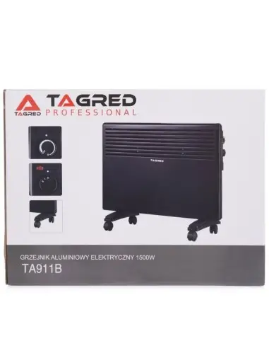 Incalzitor electric, Tagred TA911B, 1500 W, cu termostat, reglare in 2 trepte