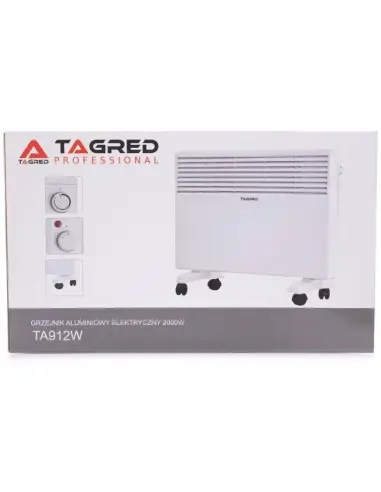 Incalzitor electric, Tagred TA912W, 2000 W, convector, 220-240 V, cu roti