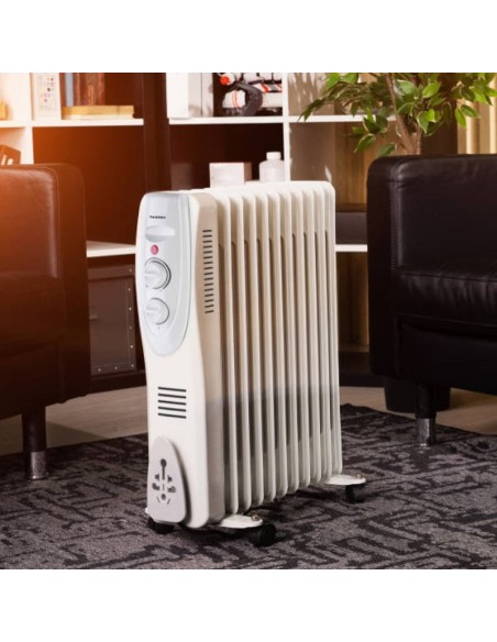 Calorifer electric cu ulei, Tagred TA920, 2000 W, pe roti, 220-240 V, 50/60Hz Calorifer electric cu ulei, Tagred TA920, 2000 W, pe roti, 220-240 V, 50/60Hz