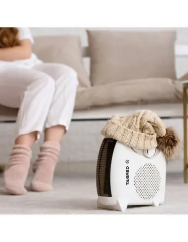 Termoventilator, Tagred TA990X, 2000 W, cu protectie la supraincalzire, 50/60 Hz