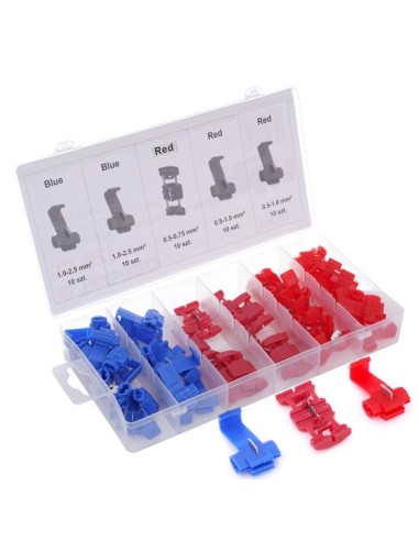 Set conectori electrici, Tagred TA4165, 0.5 - 2.5 mm, 50 buc
