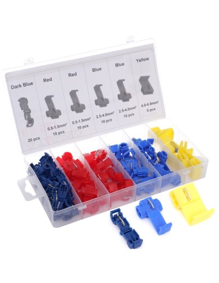 Set conectori electrici, Tagred TA4166, 0.5 - 6.0 mm, 65 buc
