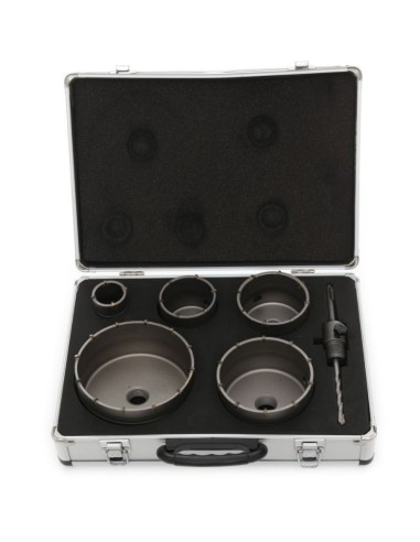 Set carote, Tagred TA1510, pentru beton, SDS PLUS, 40 - 125 mm
