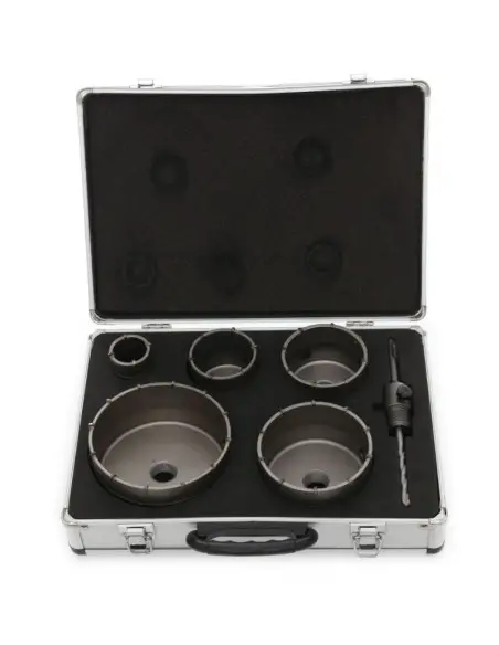 Set carote, Tagred TA1510, pentru beton, SDS PLUS, 40 - 125 mm