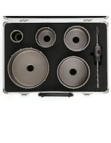 Set carote, Tagred TA1510, pentru beton, SDS PLUS, 40 - 125 mm