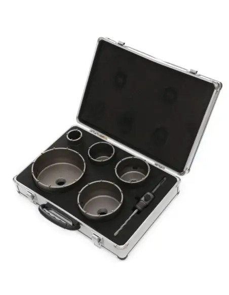 Set carote, Tagred TA1510, pentru beton, SDS PLUS, 40 - 125 mm