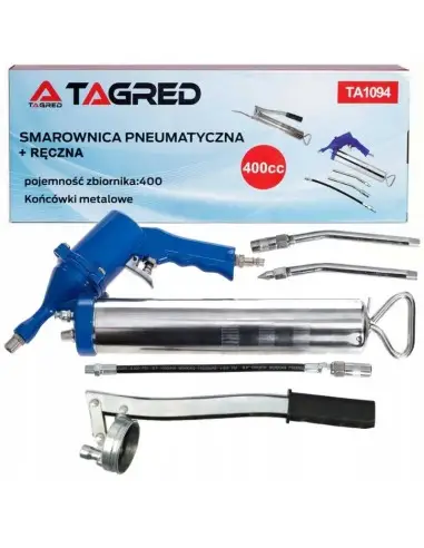 Pistol de gresat, Tagred TA1094, manual, pneumatic, 400 ml, 2 - 6.2 bar