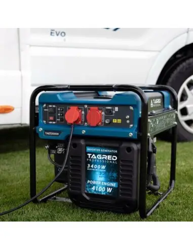Generator de curent, Tagred TA4100INW, 3400 W, 15 l, 96 dB, invertor