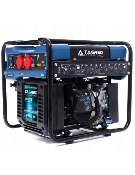 Generator de curent, Tagred TA4100INW, 3400 W, 15 l, 96 dB, invertor