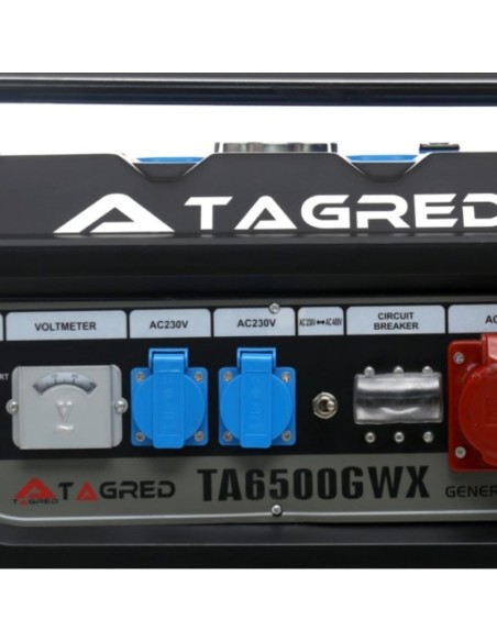 Generator de curent, Tagred TA6500GWX, 6500W, monofazat/trifazat, 230V/400V Generator de curent, Tagred TA6500GWX, 6500W, monofazat/trifazat, 230V/400V
