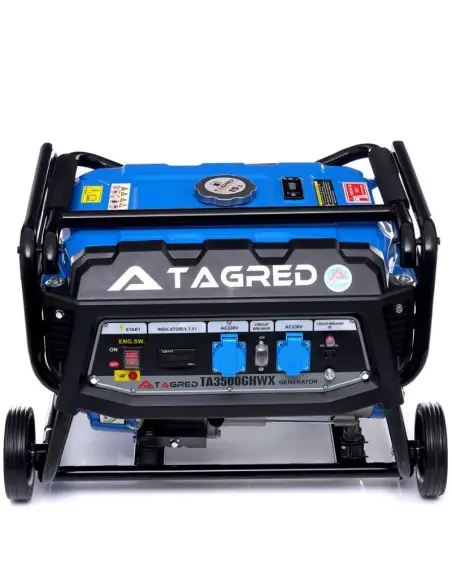 Generator de curent, Tagred TA3500GHWX, portabil, monofazat, 3500W, 230V AC, 7,5 CP Generator de curent, Tagred TA3500GHWX, portabil, monofazat, 3500W, 230V AC, 7,5 CP