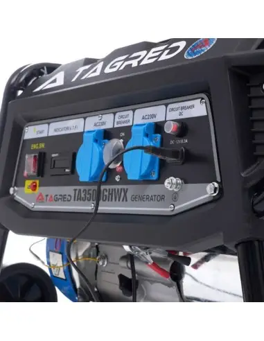 Generator de curent, Tagred TA3500GHWX, portabil, monofazat, 3500W, 230V AC, 7,5 CP