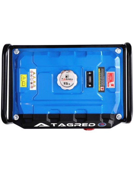 Generator de curent, Tagred TA3500GKTX, 3500 W, 230/400 V, stabilizator AVR, 0.7 l/h