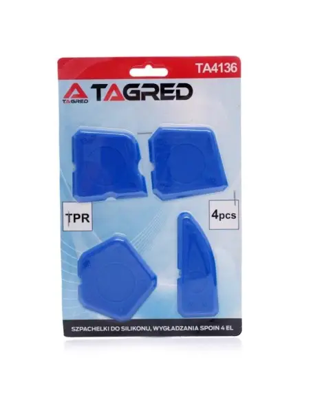 Set spatule, Tagred TA4136, pentru netezirea rosturilor, 4 buc, din plastic flexibil Set spatule, Tagred TA4136, pentru netezirea rosturilor, 4 buc, din plastic flexibil