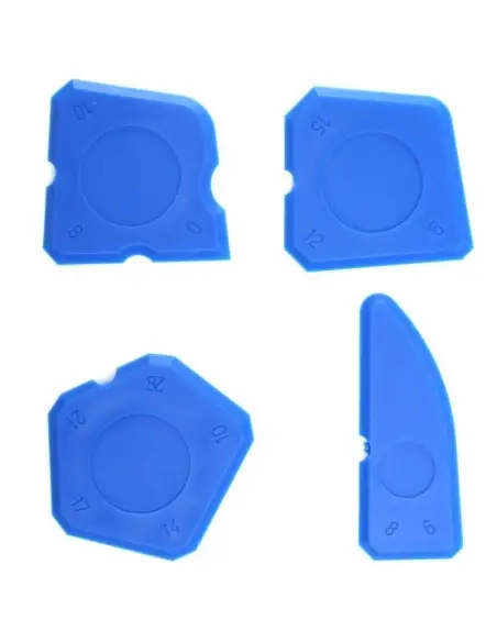 Set spatule, Tagred TA4136, pentru netezirea rosturilor, 4 buc, din plastic flexibil Set spatule, Tagred TA4136, pentru netezirea rosturilor, 4 buc, din plastic flexibil
