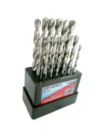 Set burghie metal, Tagred TA1027, 1-10 mm, 19 piese, HSS