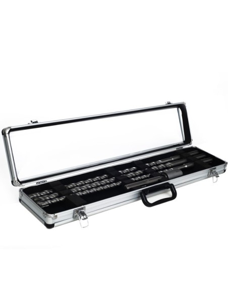 Set burghie, Tagred TA4041, SDS MAX, 4 piese, cu adaptor, pentru beton