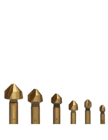 Set 6 freze, Tagred TA4092, tija 6.35 mm, titan