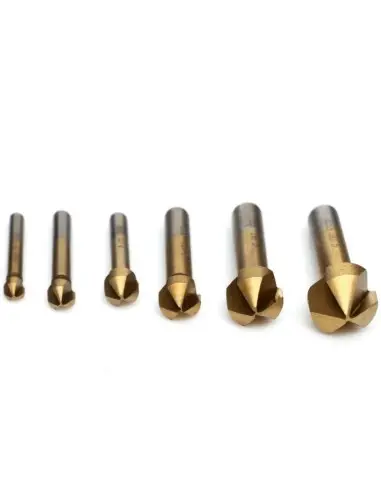 Set 6 freze, Tagred TA4092, tija 6.35 mm, titan
