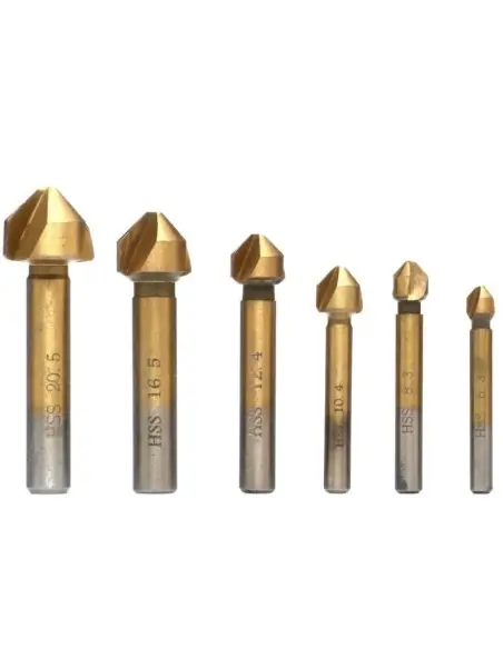 Set 6 freze, Tagred TA4092, tija 6.35 mm, titan