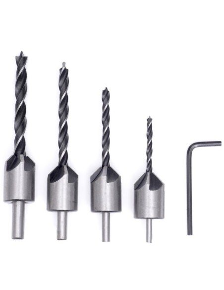 Set burghie pentru lemn, Tagred TA4179, reglabile, 3-6 mm, otel HSS Set burghie pentru lemn, Tagred TA4179, reglabile, 3-6 mm, otel HSS