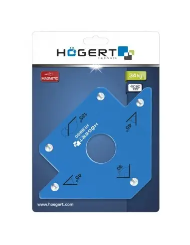 Magnet sudura, Hogert HT3B650, 34 kg, 45°, 90°, 135° Magnet sudura, Hogert HT3B650, 34 kg, 45°, 90°, 135°