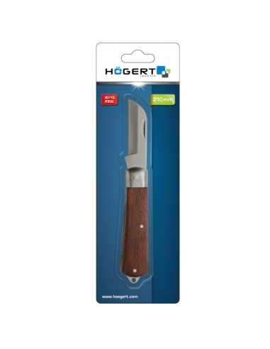 Cutit, Hogert HT4C650, cu varf ascutit, maner din lemn, 210 mm Cutit, Hogert HT4C650, cu varf ascutit, maner din lemn, 210 mm