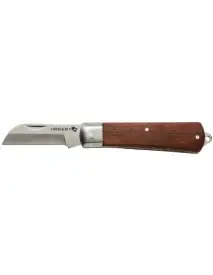 Cutit, Hogert HT4C650, cu varf ascutit, maner din lemn, 210 mm