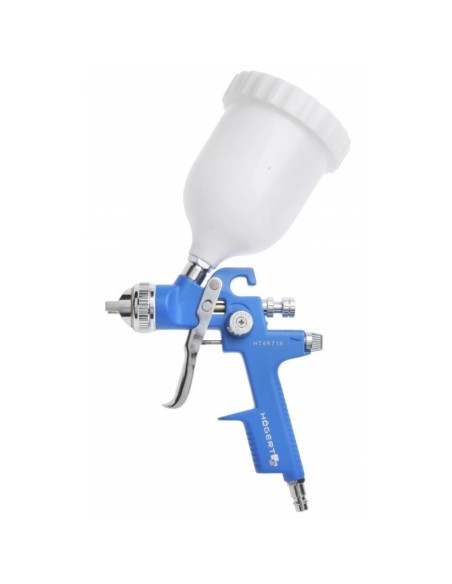 Pistol de vopsit pneumatic, Hogert HT4R716, 600 ml, 3.43 bar