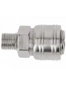 Cuplaj, Hogert HT4R802, T 1/4", pentru scule pneumatice, otel