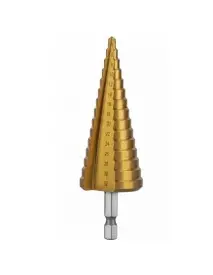 Burghiu conic, Hogert HT6D322, 4-20 mm, 1/4'', in trepte